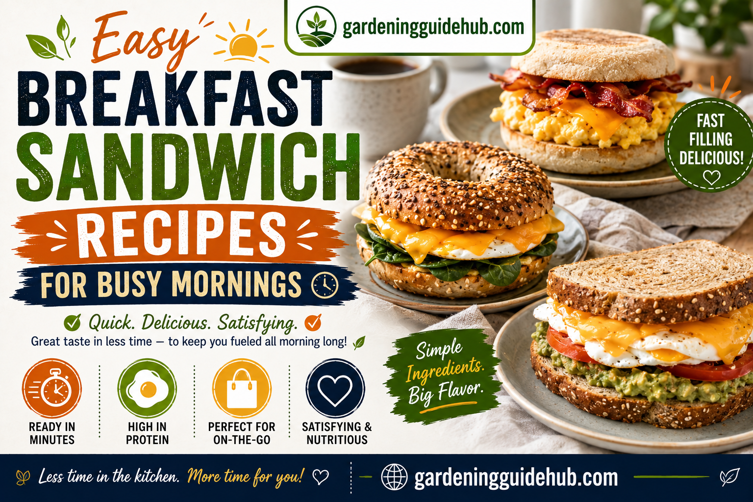 Easy Breakfast Sandwich Recipes for Busy Mornings