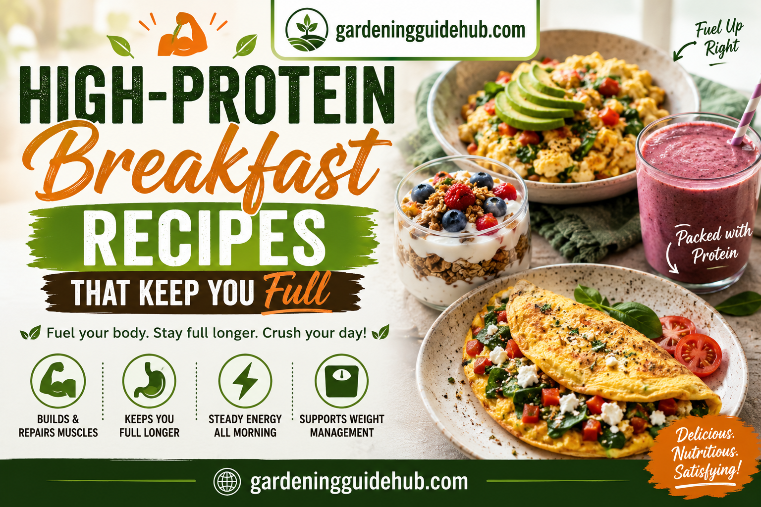 High Protein Breakfast Recipes That Keep You Full