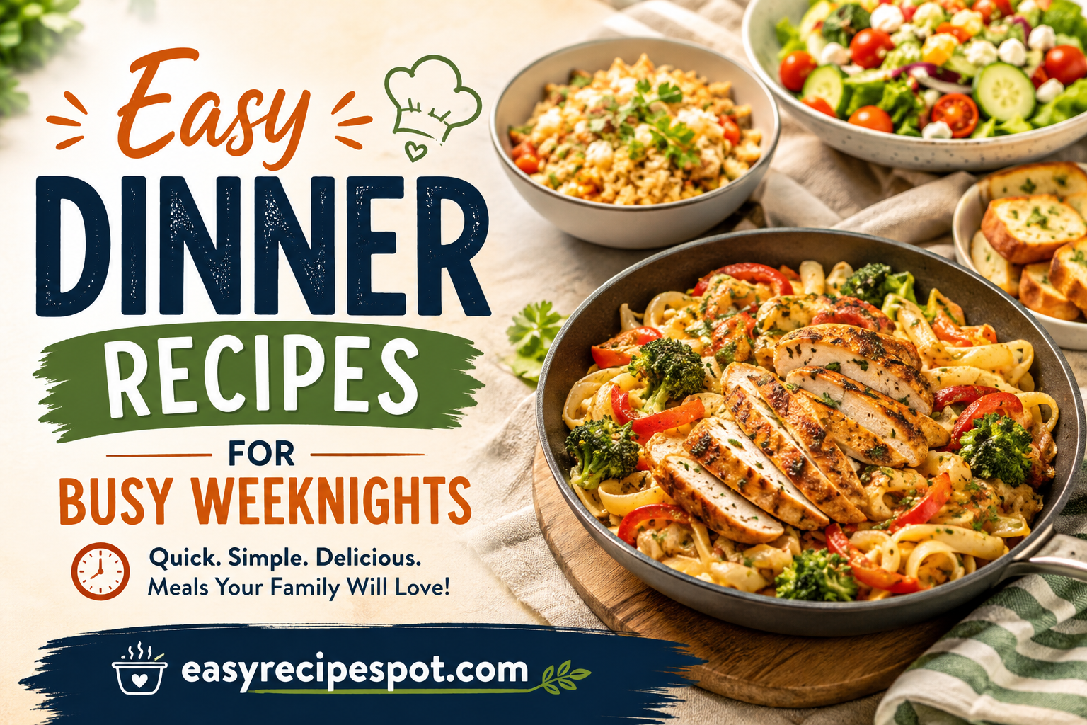 Easy Dinner Recipes for Busy Weeknights