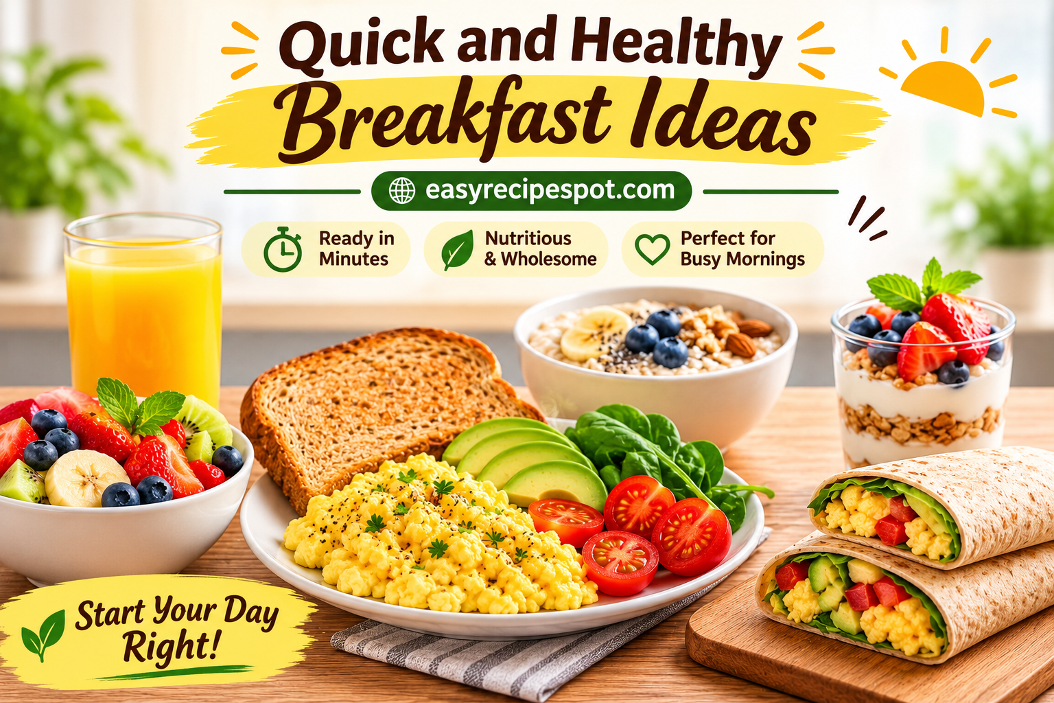 Quick and Healthy Breakfast Ideas