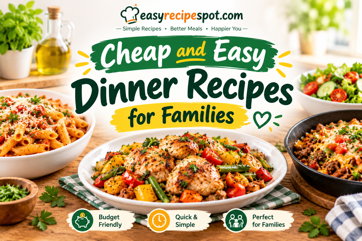 Cheap and Easy Dinner Recipes for Families