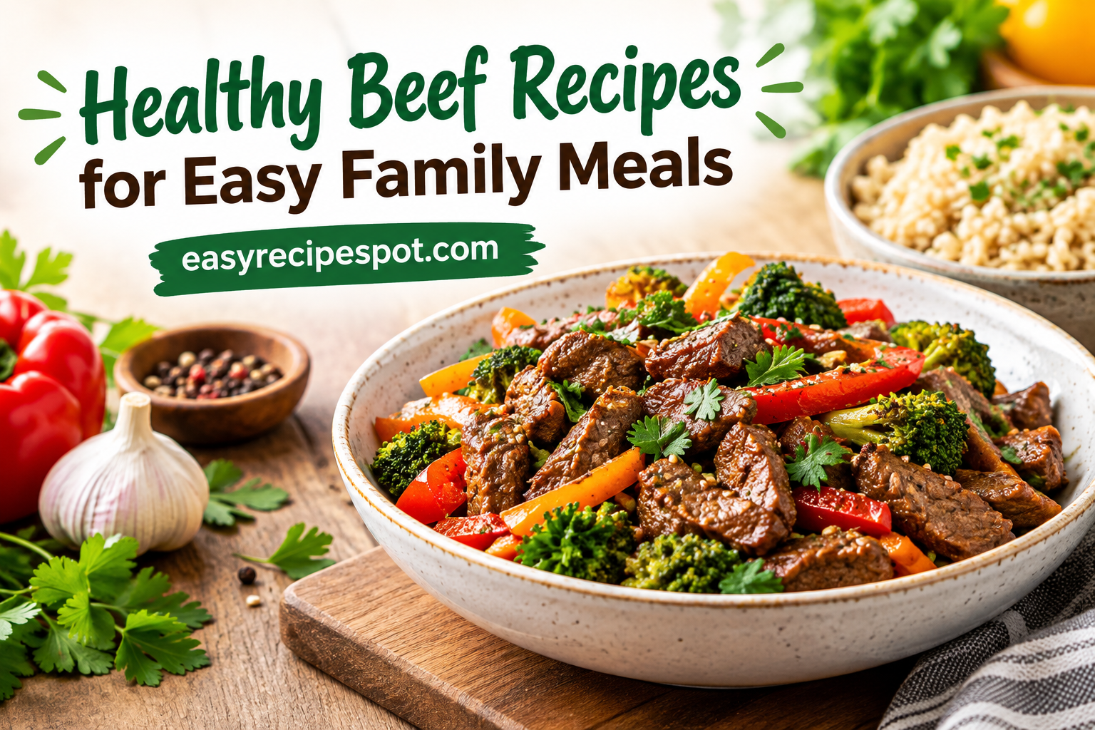 Healthy Beef Recipes for Easy Family Meals