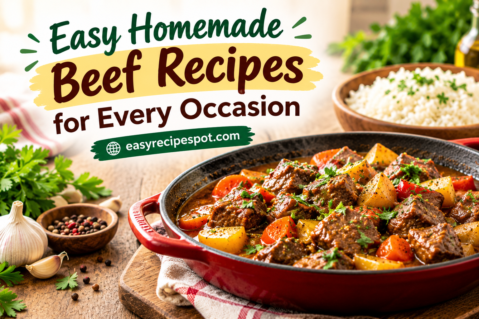 Easy Homemade Beef Recipes for Every Occasion