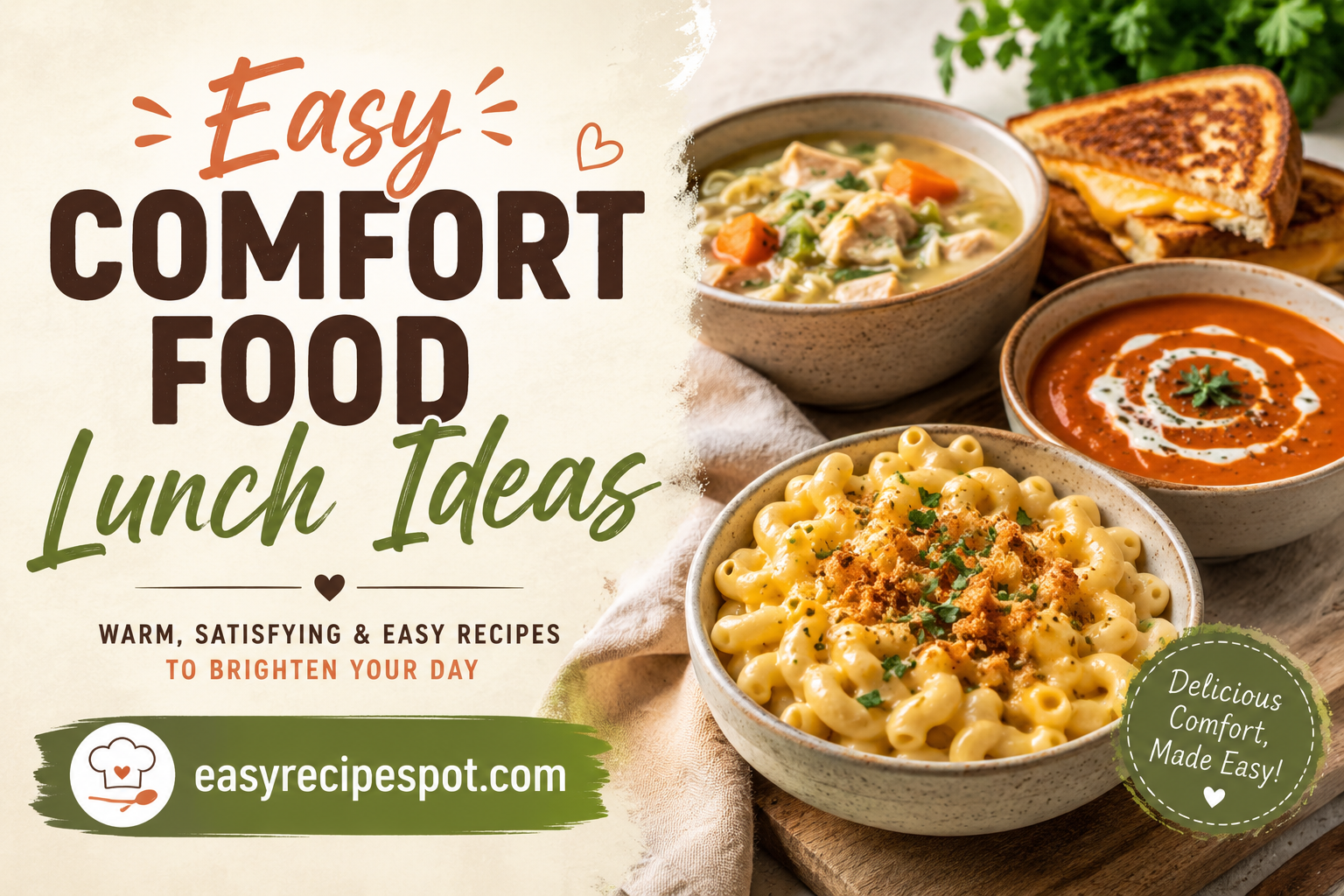 Easy Comfort Food Lunch Ideas That Will Make Your Midday Meal So Much Better