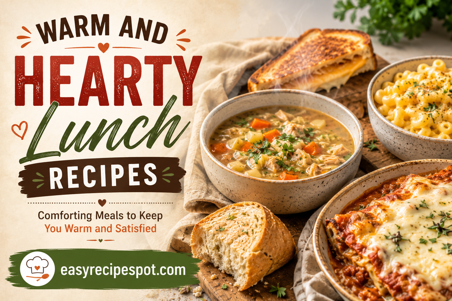 Warm and Hearty Lunch Recipes That Will Make Your Midday Meal Feel Like a Hug