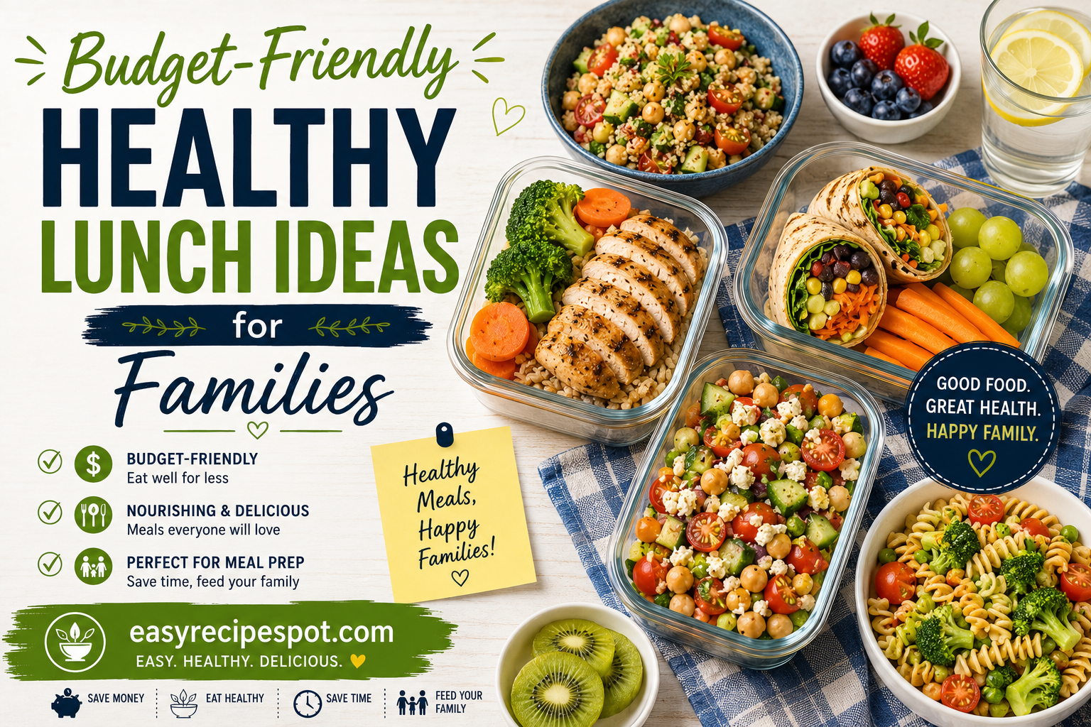 Budget Friendly Healthy Lunch Ideas for Families